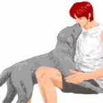 サルとキツネと犬（ちろさん）
