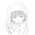 雨の日のおつかい（彼方さん）